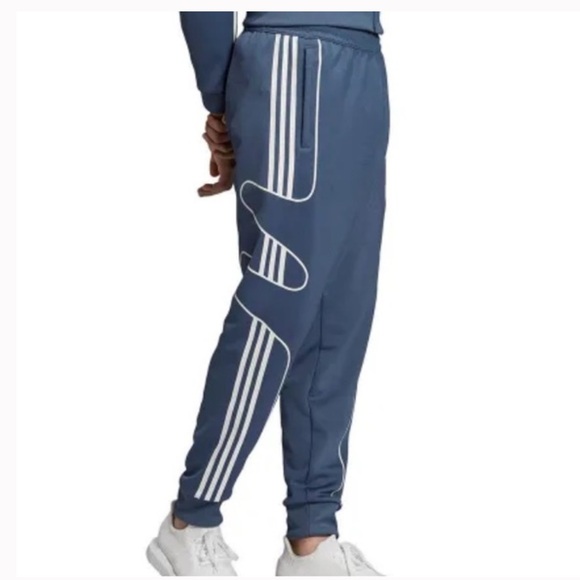 Adidas Men's Flamestrick Track Pants Joggers with White Stripes size L